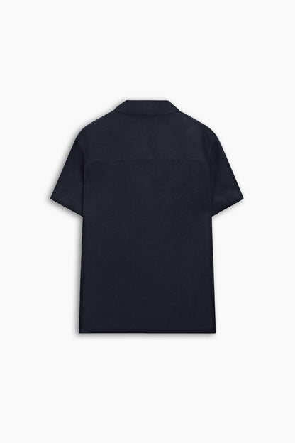 Navy Blue Short Sleeve Shirt