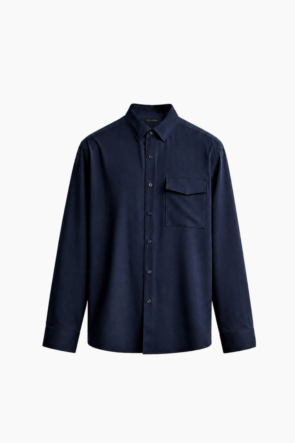 Navy Blue Collared Shirt