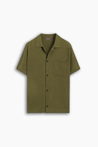 Olive Green cardigan shirt