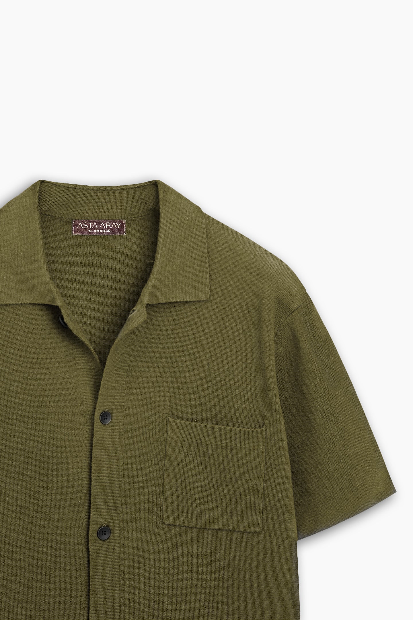 Olive Green cardigan shirt