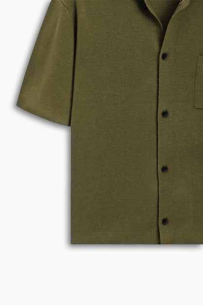 Olive Green cardigan shirt