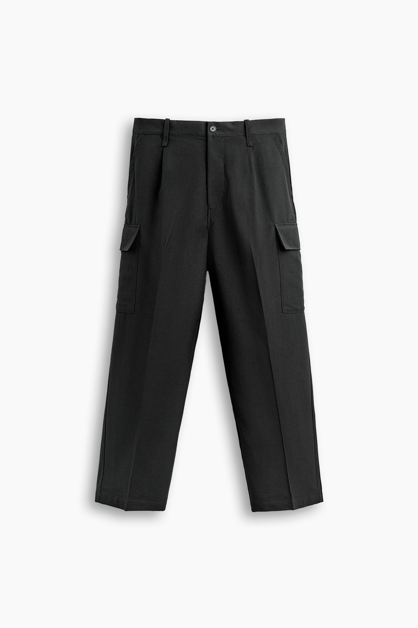 Pleated Cargo Trousers