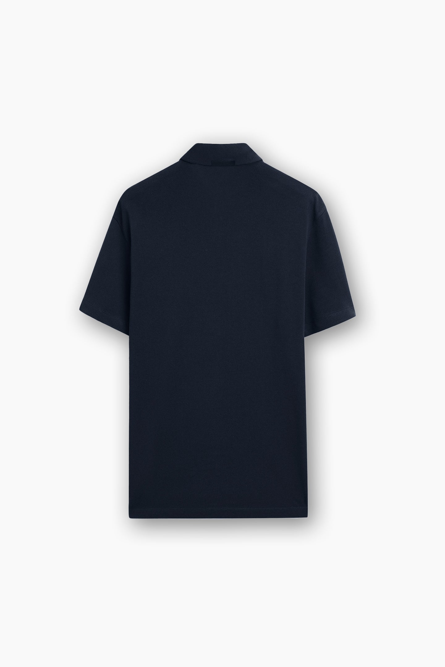 Contrast Buttoned Polo Shirt