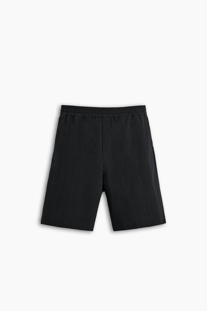 Black Relaxed Fit Shorts