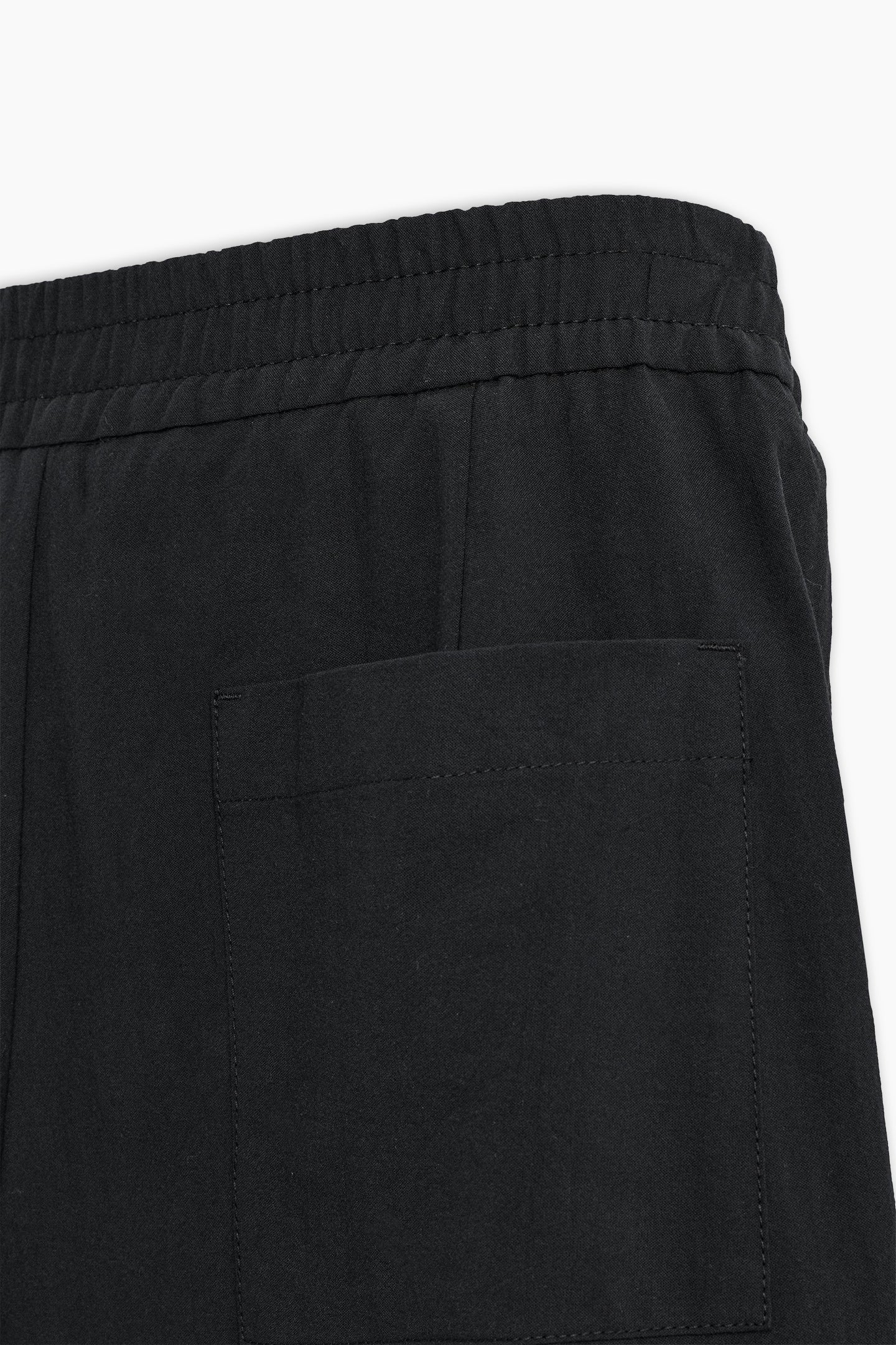 Black Relaxed Fit Shorts