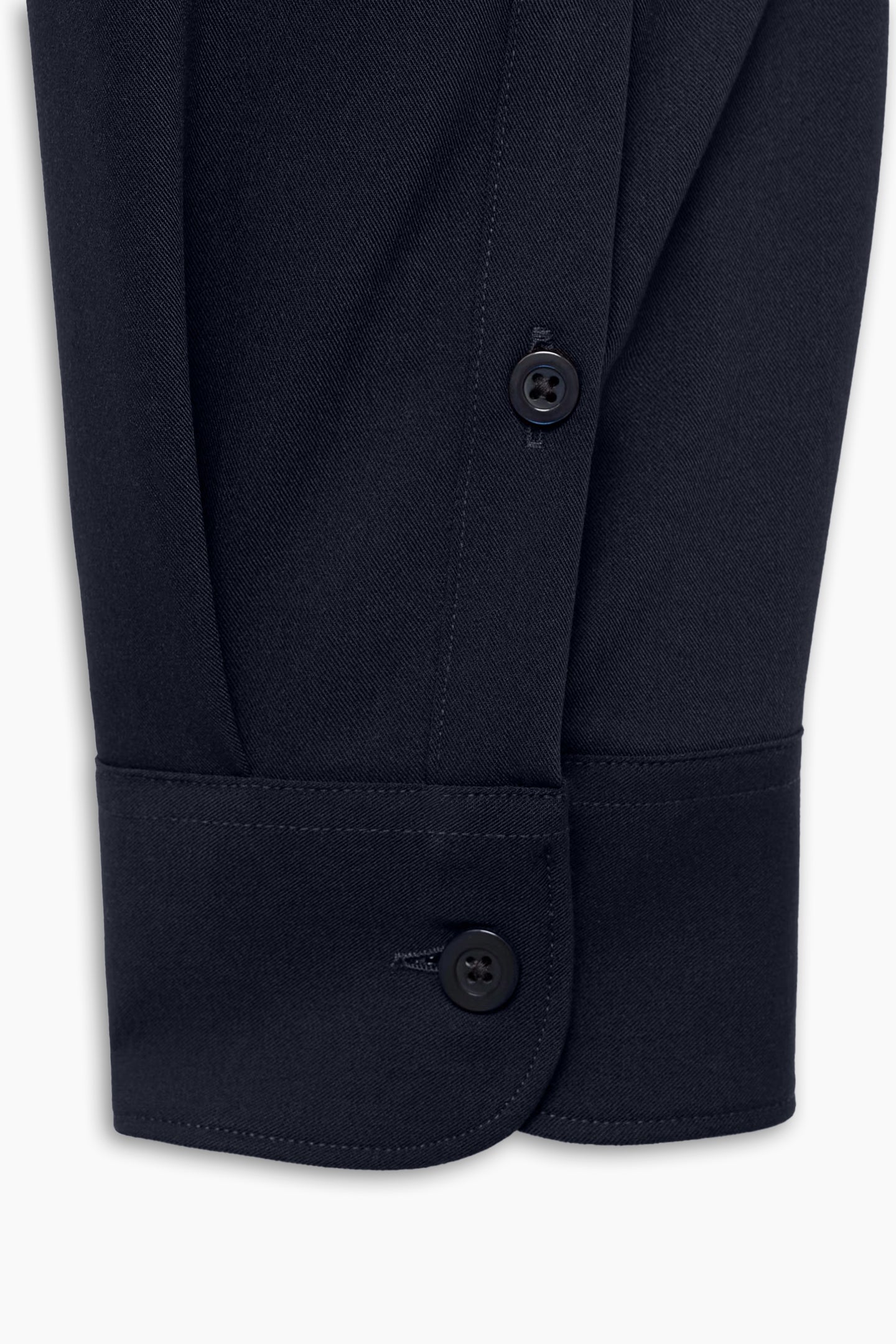 Navy Blue Loose Fit Shirt With Pocket