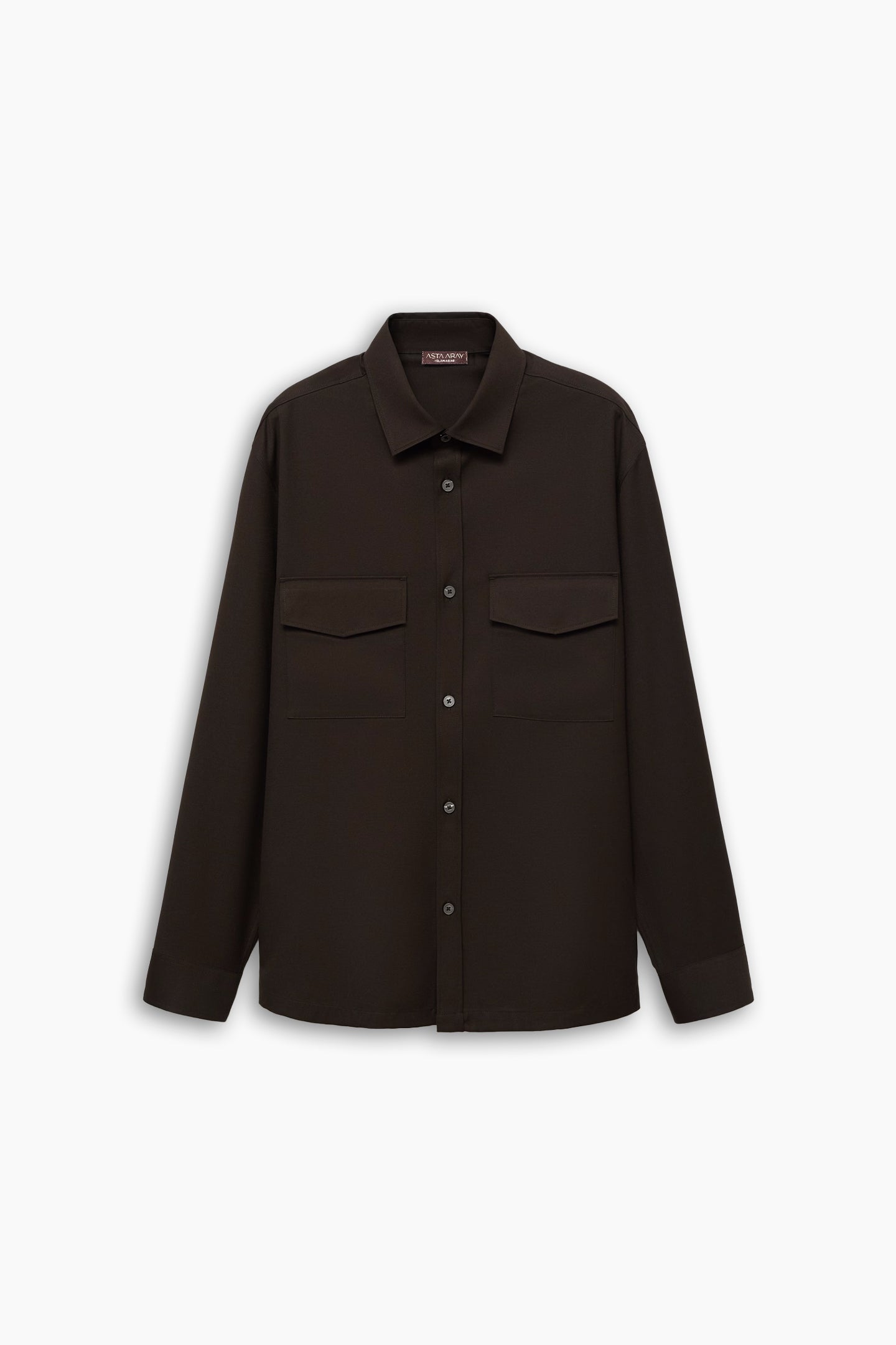 Brown Regular Fit Shirt