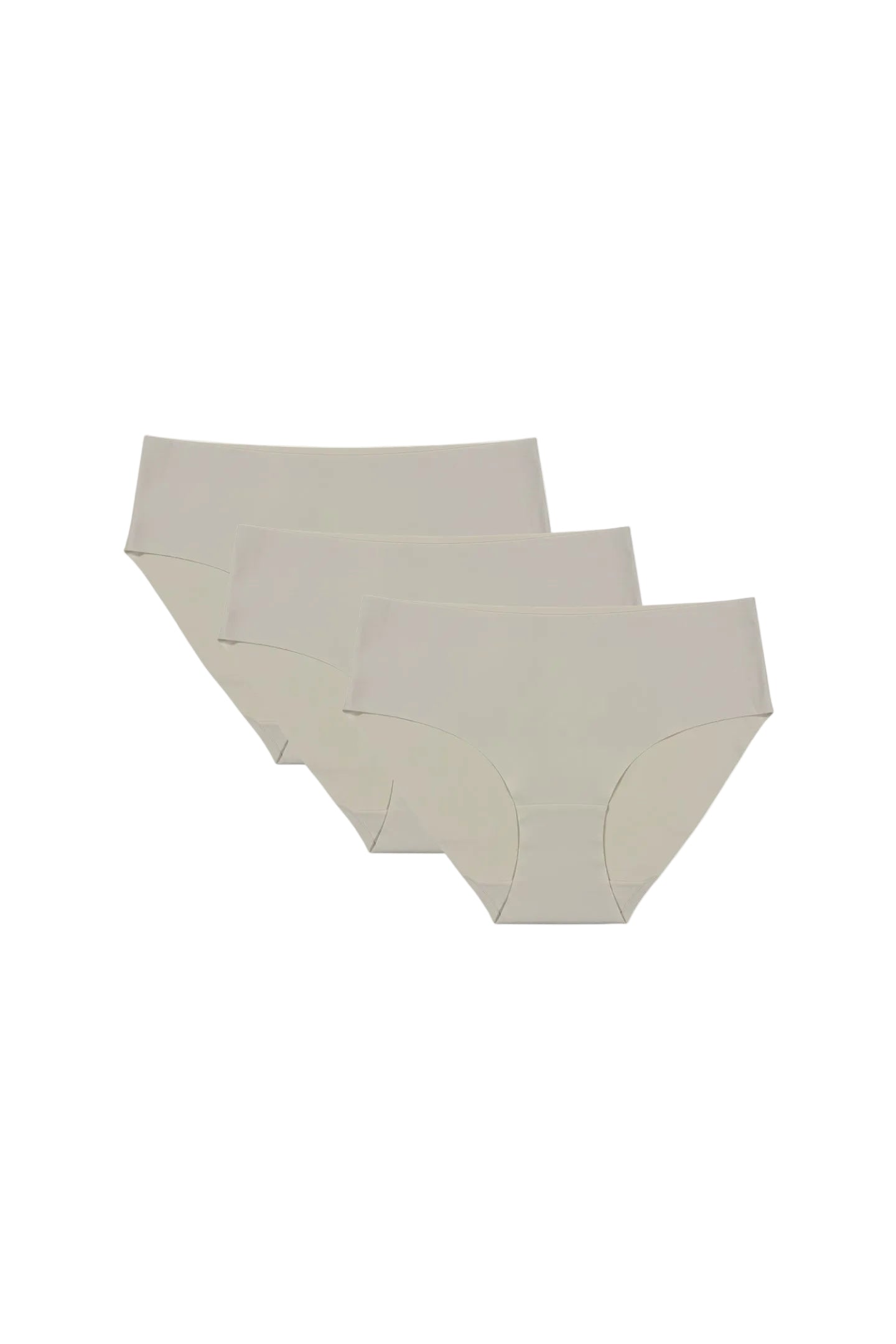 Pack of 3 Seamless Beige Briefs