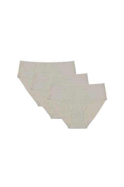Pack of 3 Seamless Beige Briefs