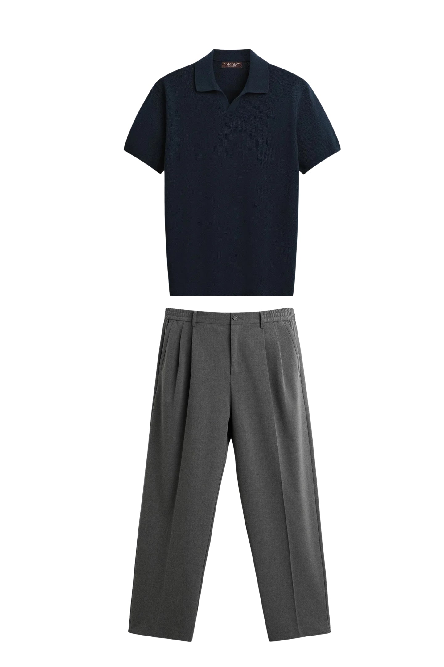 Textured Blue & Grey S&T