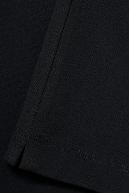 Stretchable Navy Blue Collared Shirt