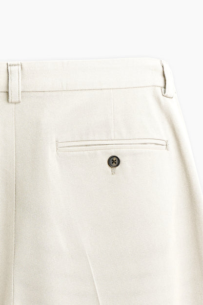 Wide Fit Beige Pants