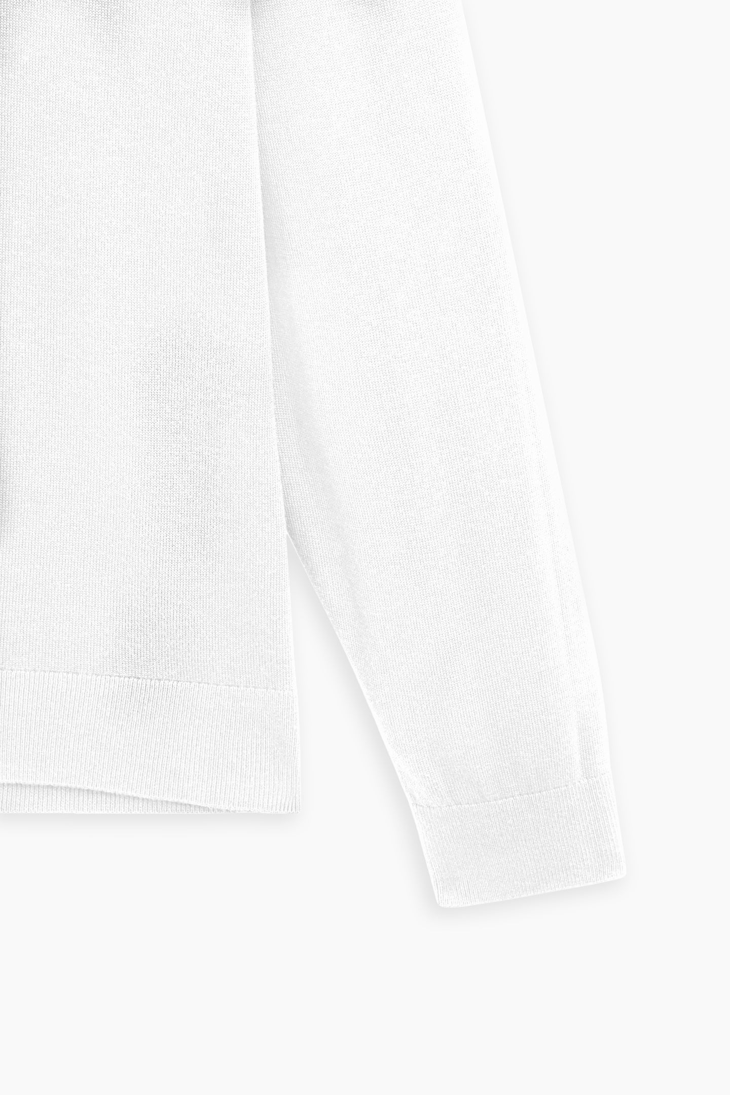 Textured White Polo Shirt