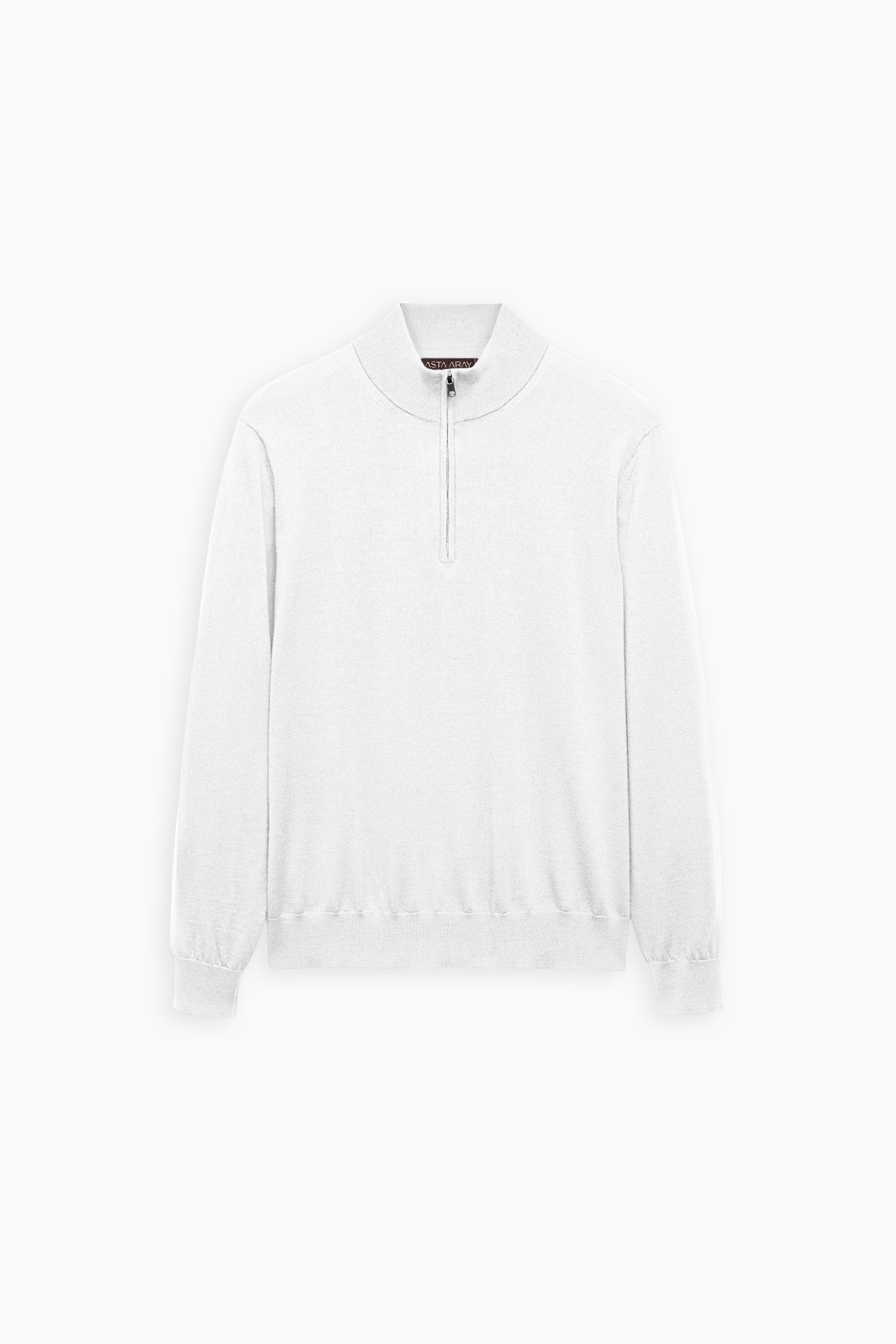 White Quarter Zip Shirt