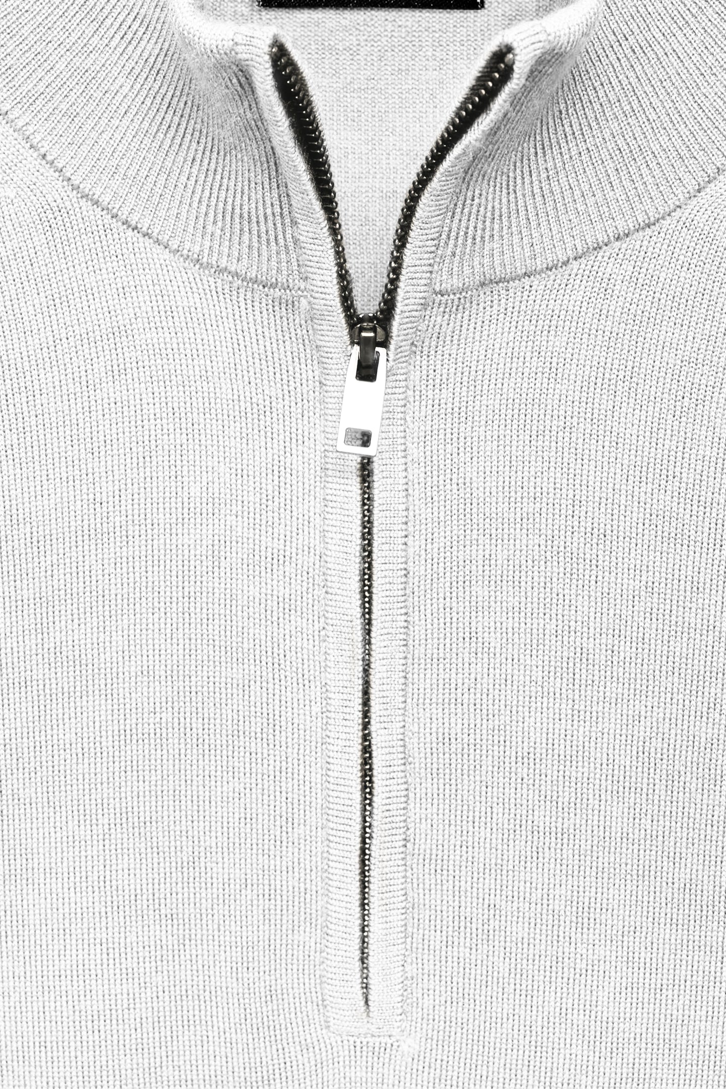 White Quarter Zip Shirt