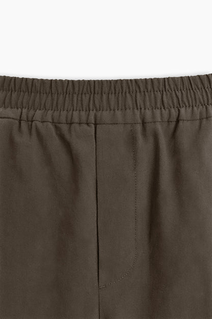 Wood Brown Relaxed Fit Shorts