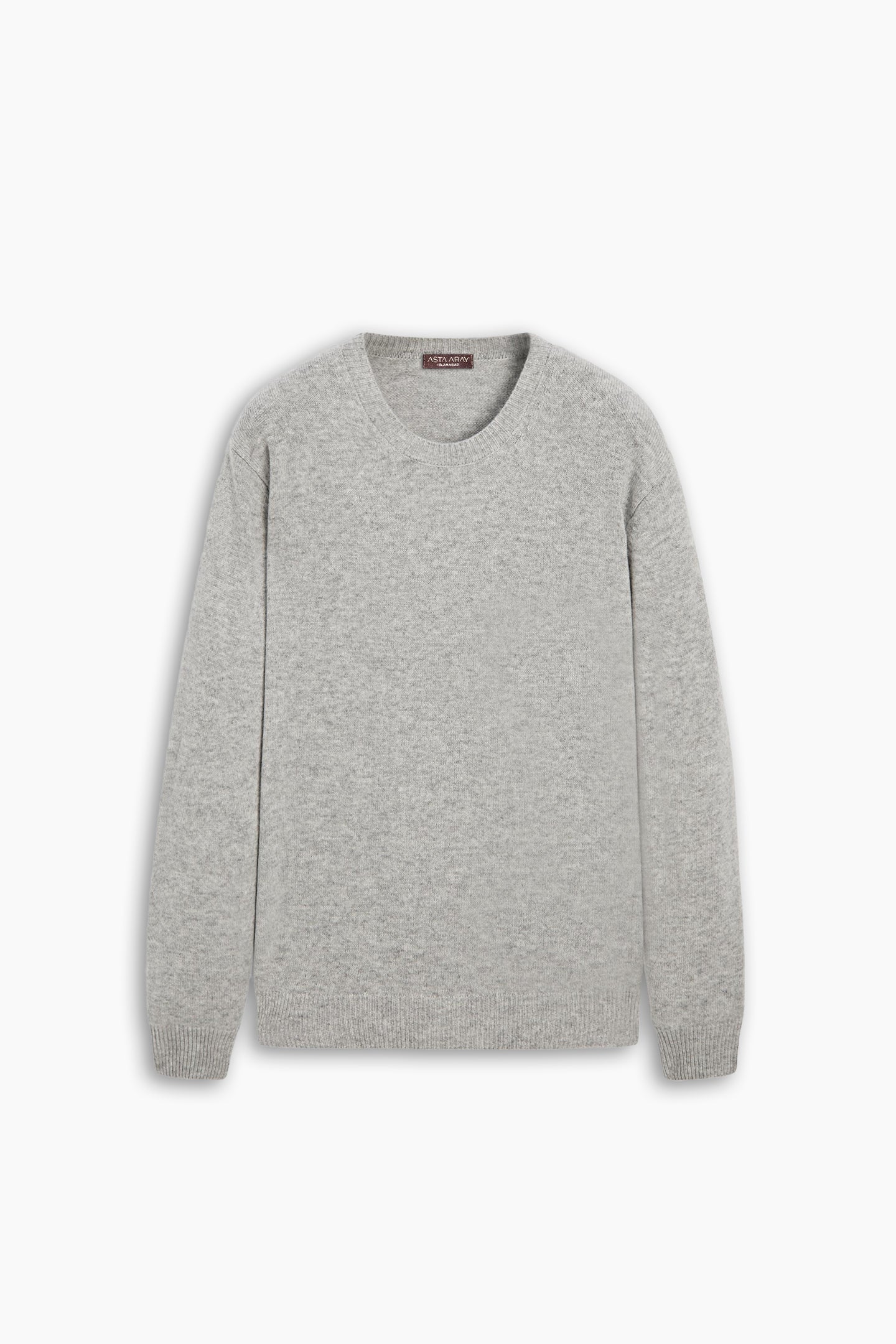 Grey Wool Blend Sweater