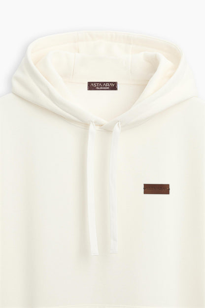 Bej Kapşonlu Sweatshirt