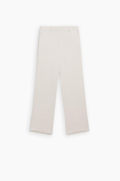 Wide-leg Satin Trousers