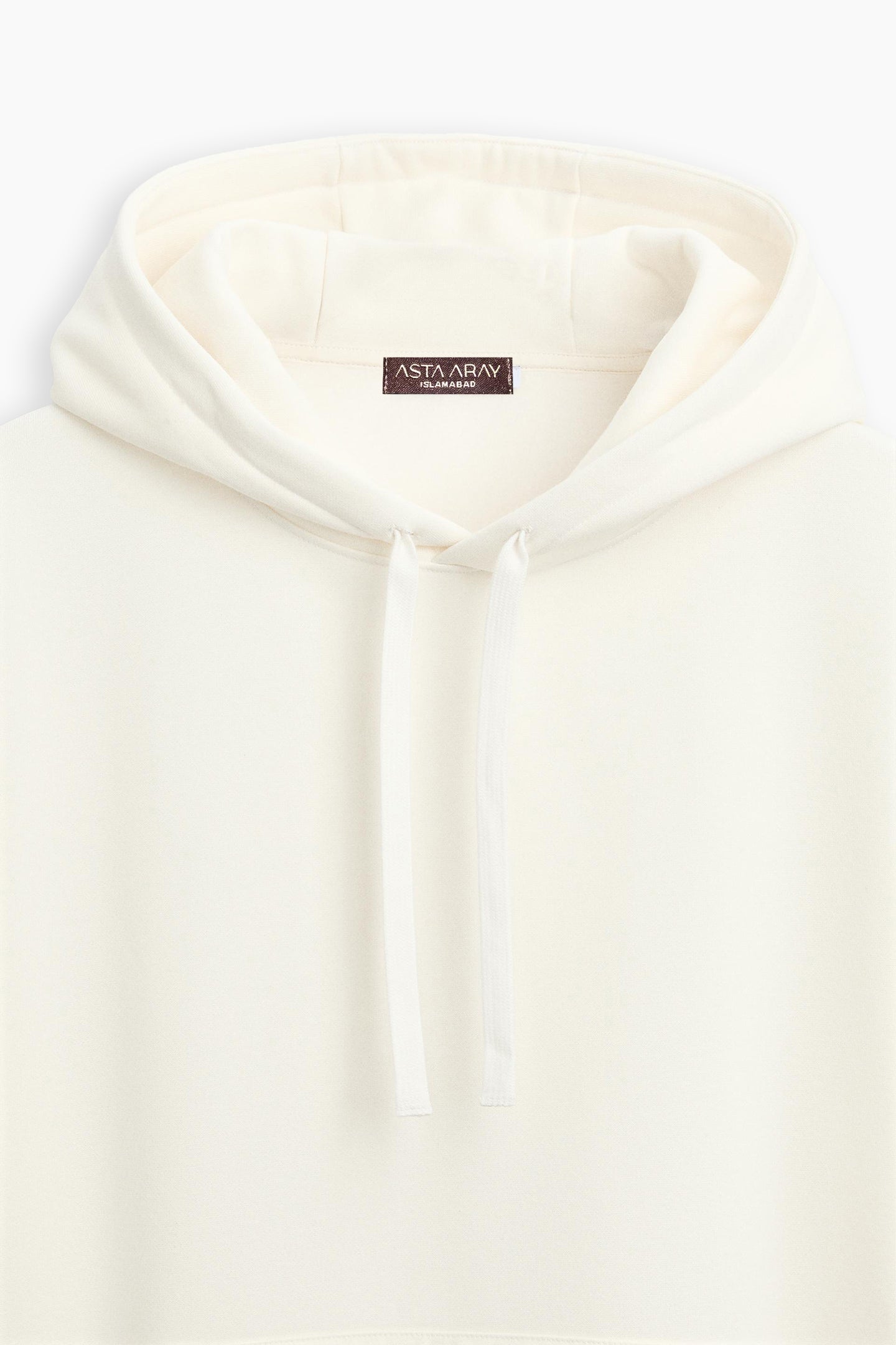 Beige Hooded Sweatshirt