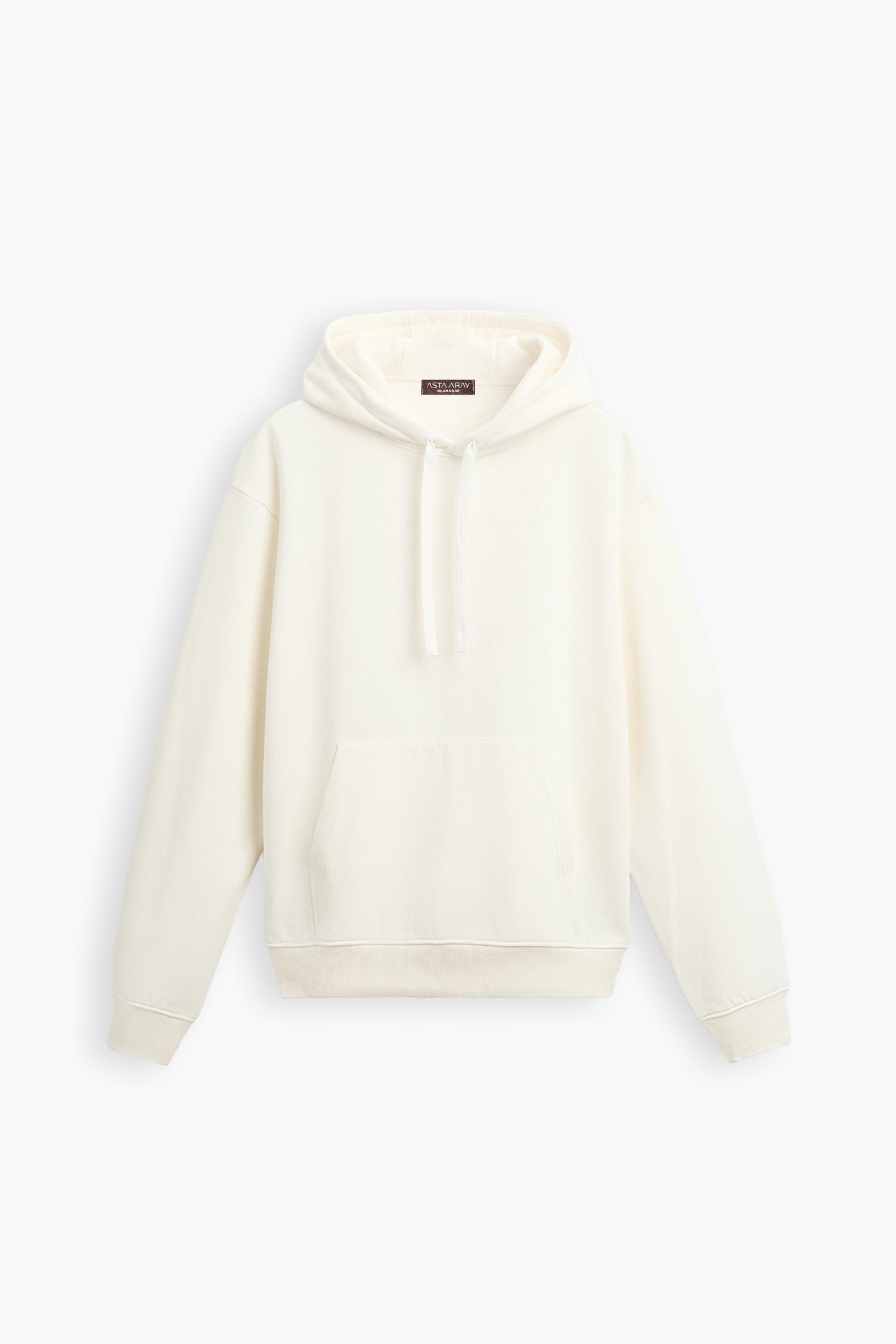 Beige Hooded Sweatshirt