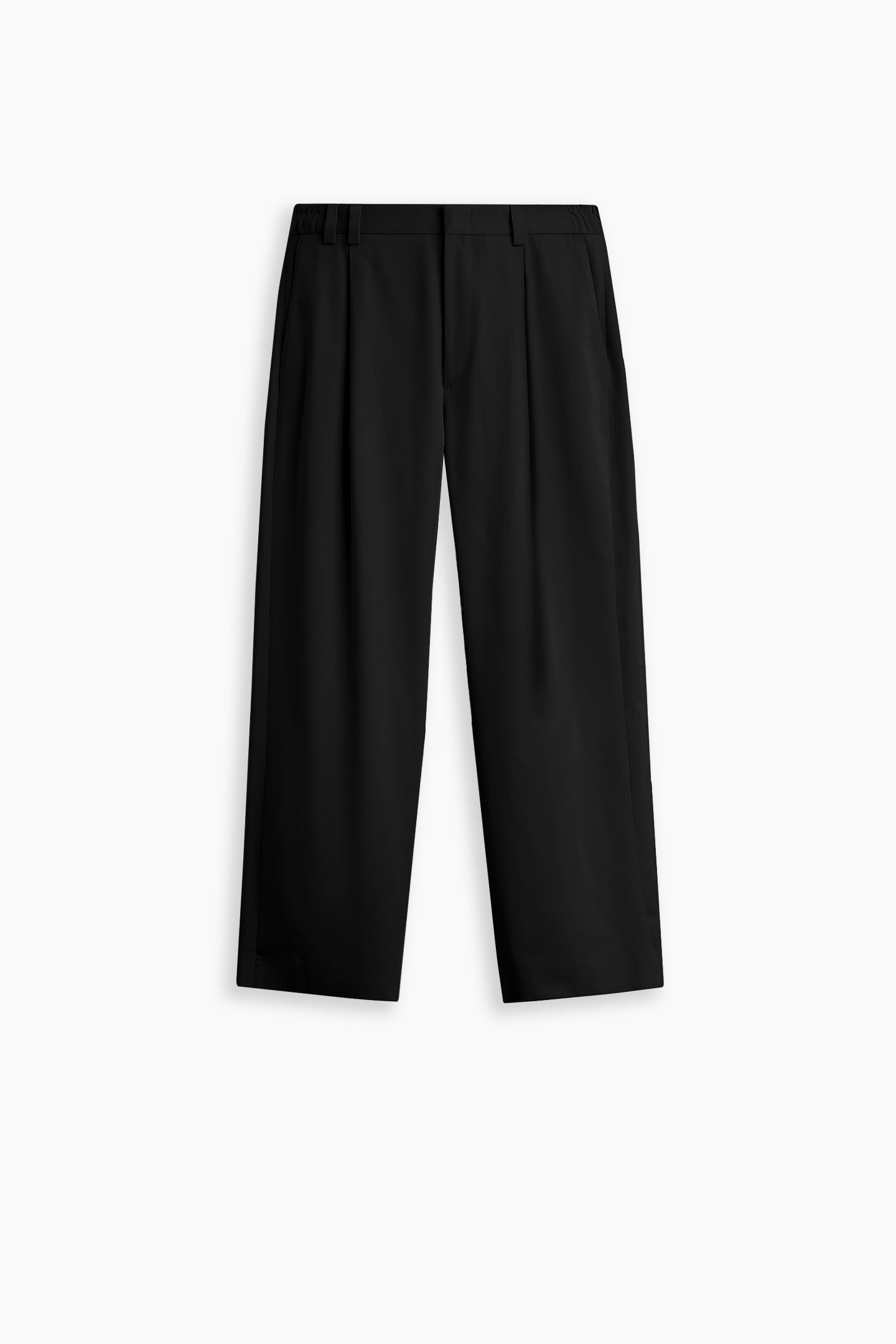 Black Pleated Trousers