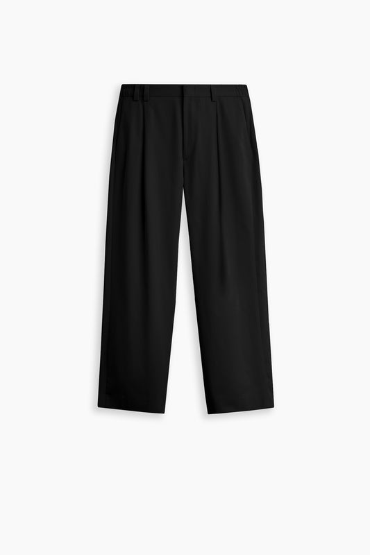 Black Pleated Trousers