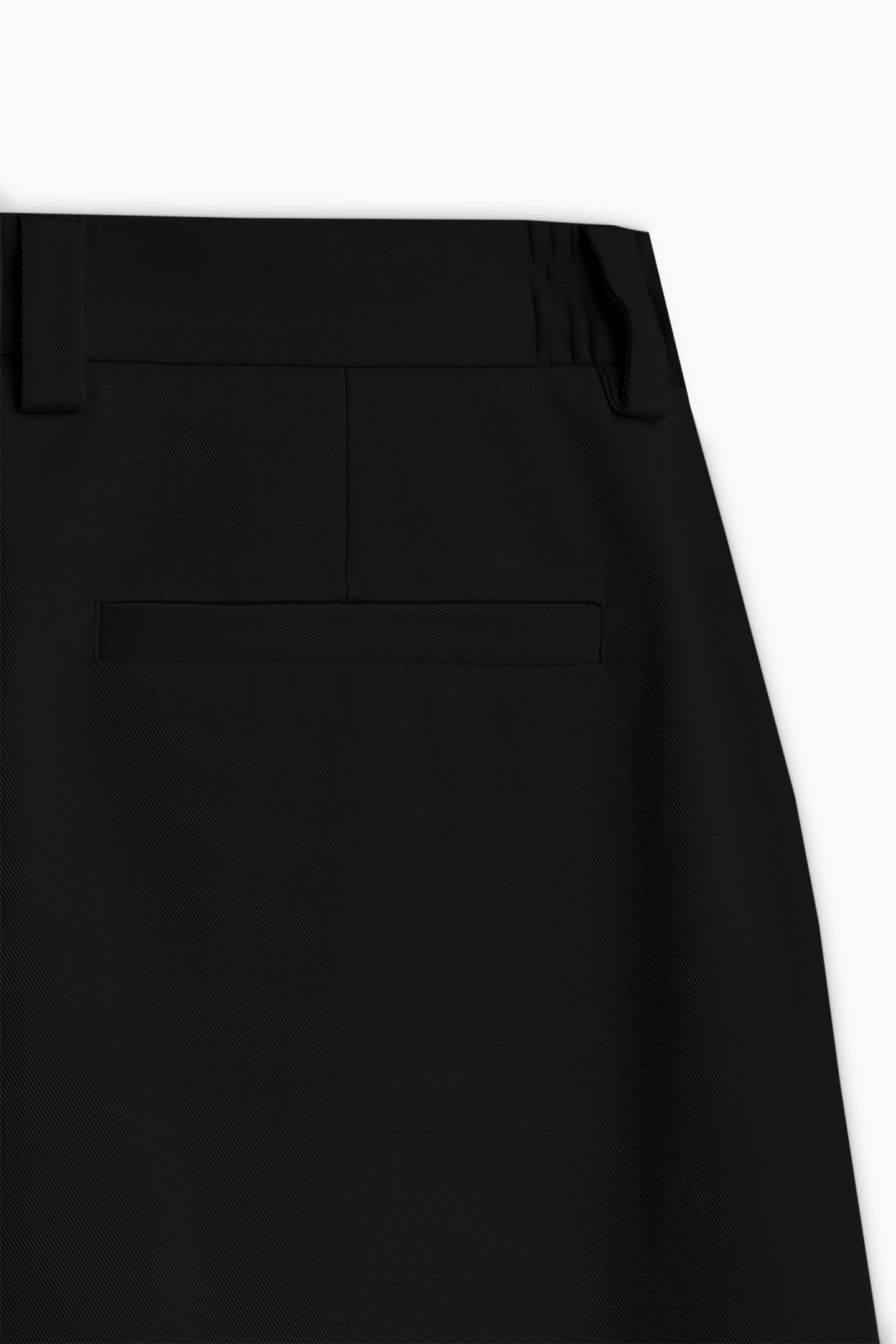 Black Pleated Trousers