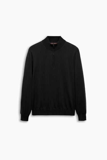 Black Quarter Zip Shirt