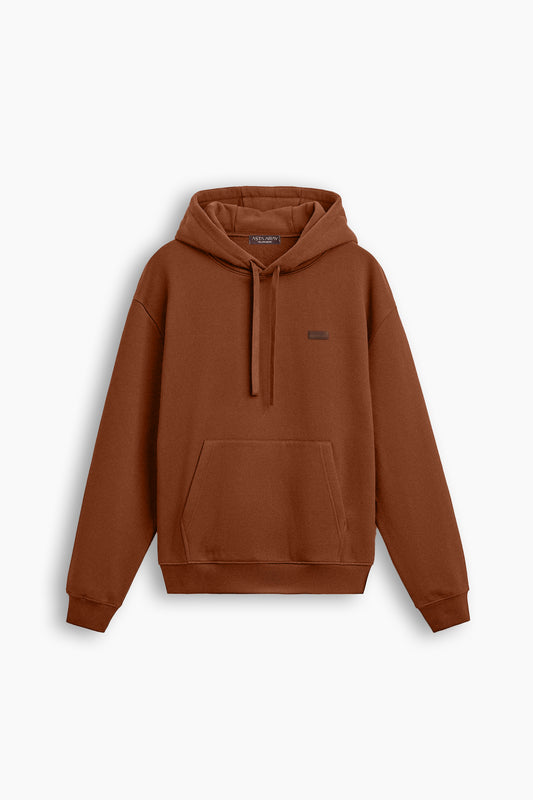Brown Hooded Sweatshirt