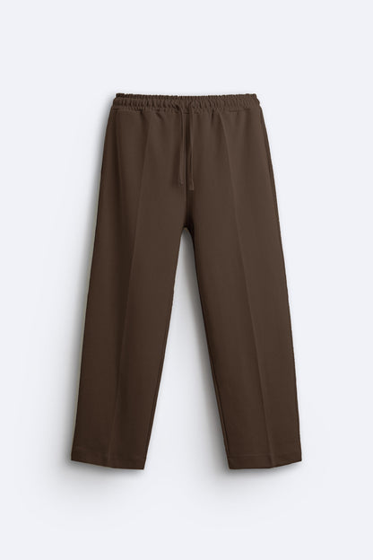 Bol Kesim WoodBrown Pantolon