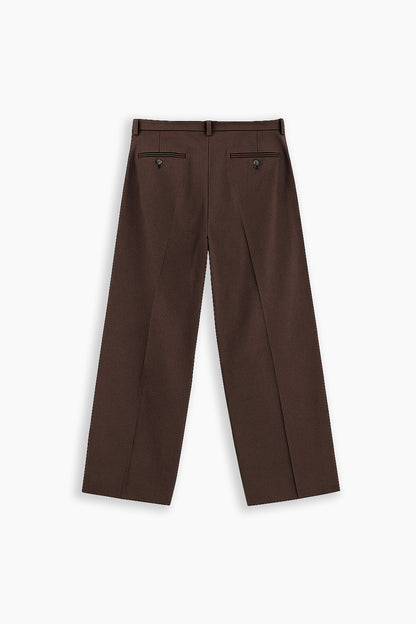 Wide Fit Brown Pants