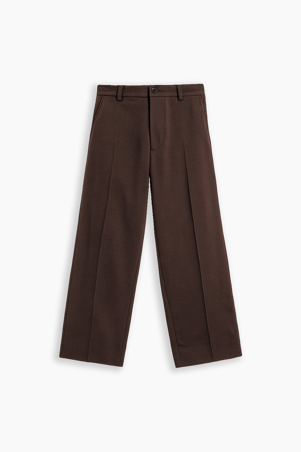 Wide Fit Brown Pants