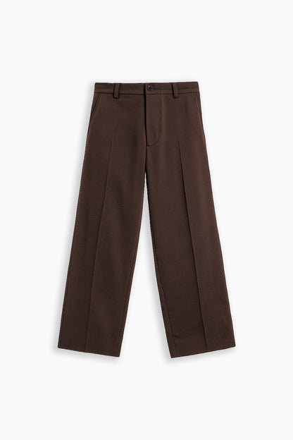 Wide Fit Brown Pants