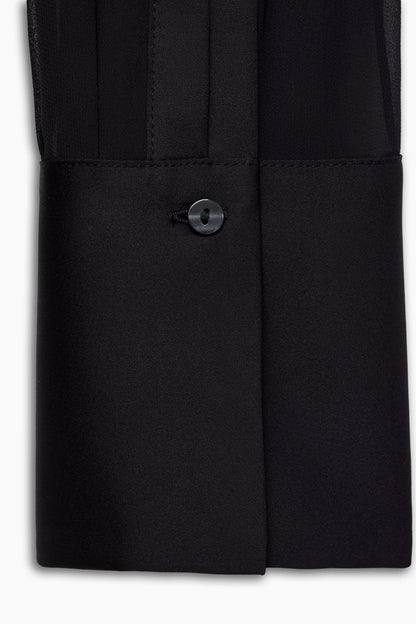 Concealed Button Chiffon Shirt