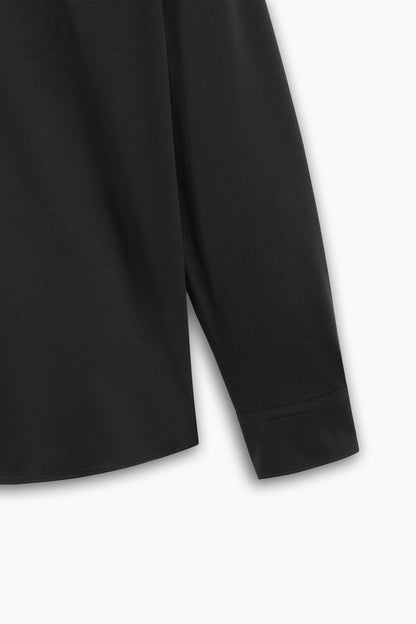 Classic Black Collared Shirt
