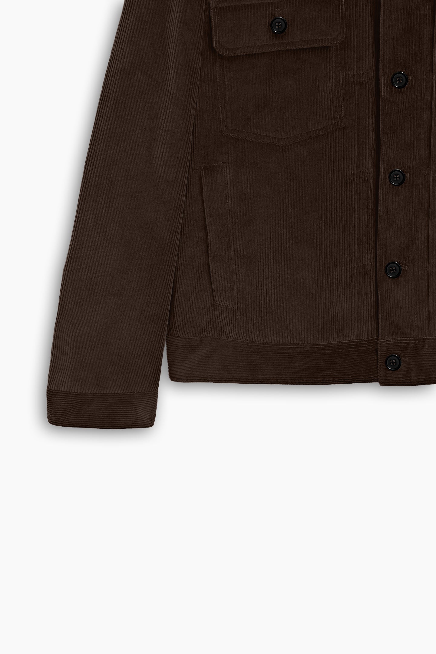 Dark Brown Corduroy Jacket