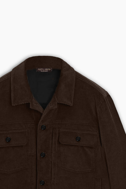Dark Brown Corduroy Jacket