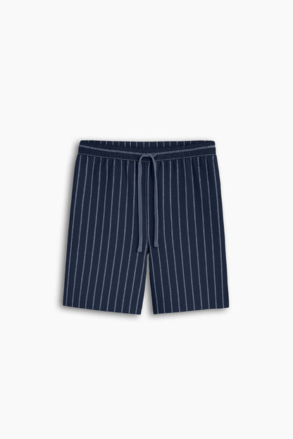 Navy Blue Striped Set