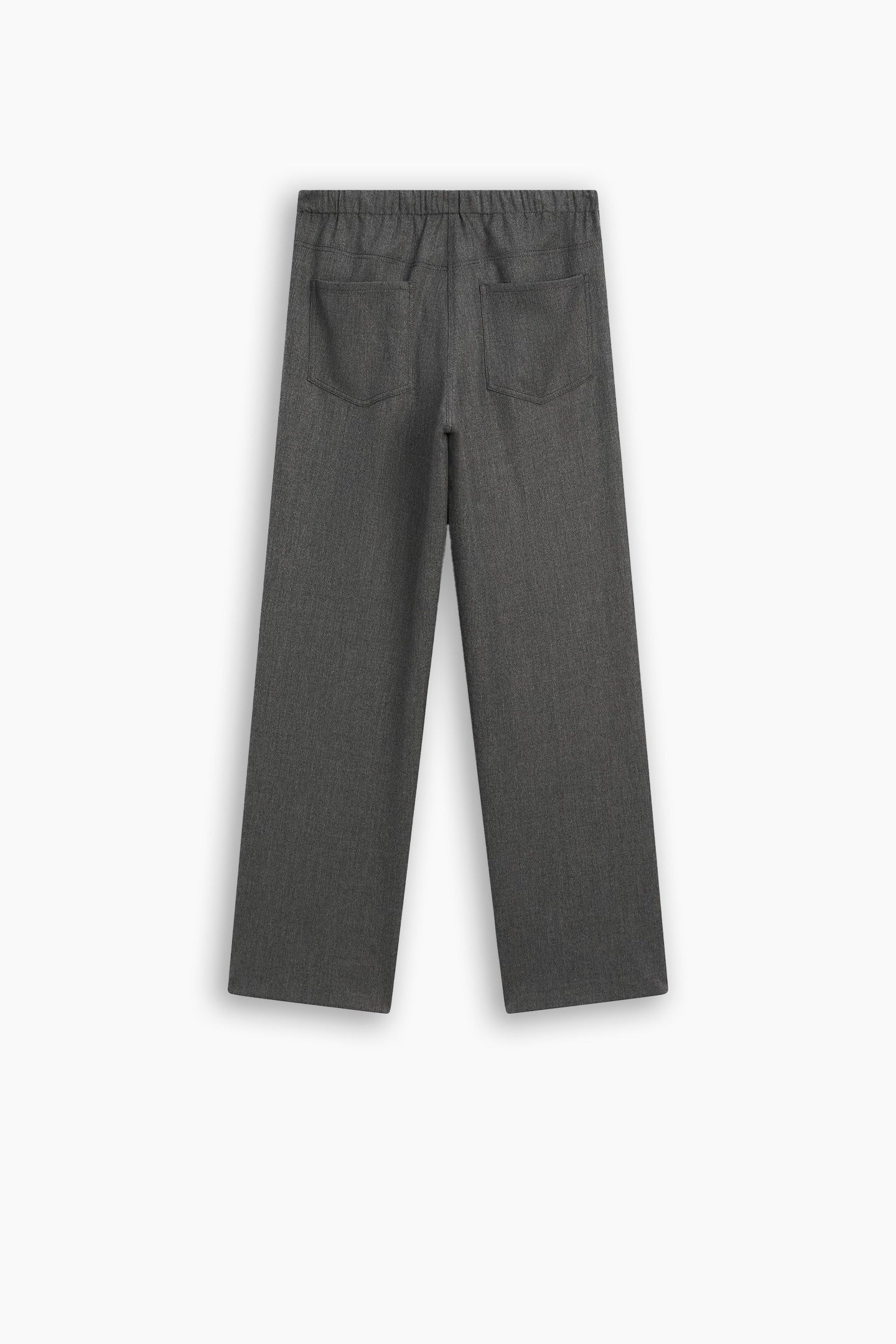 Wool Drawstring Trousers