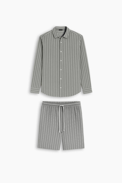 Grey Striped Set