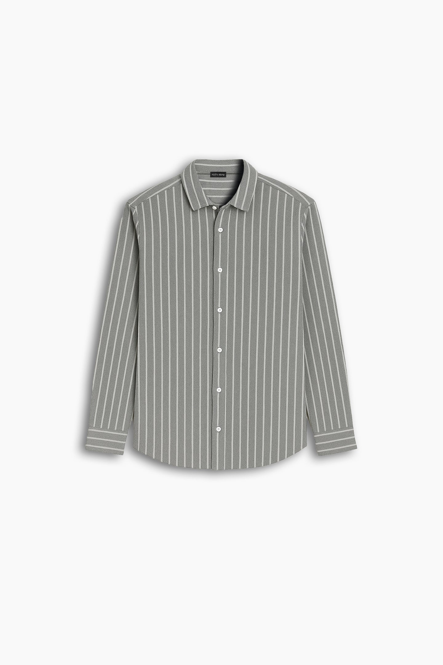 Grey Striped Shirt
