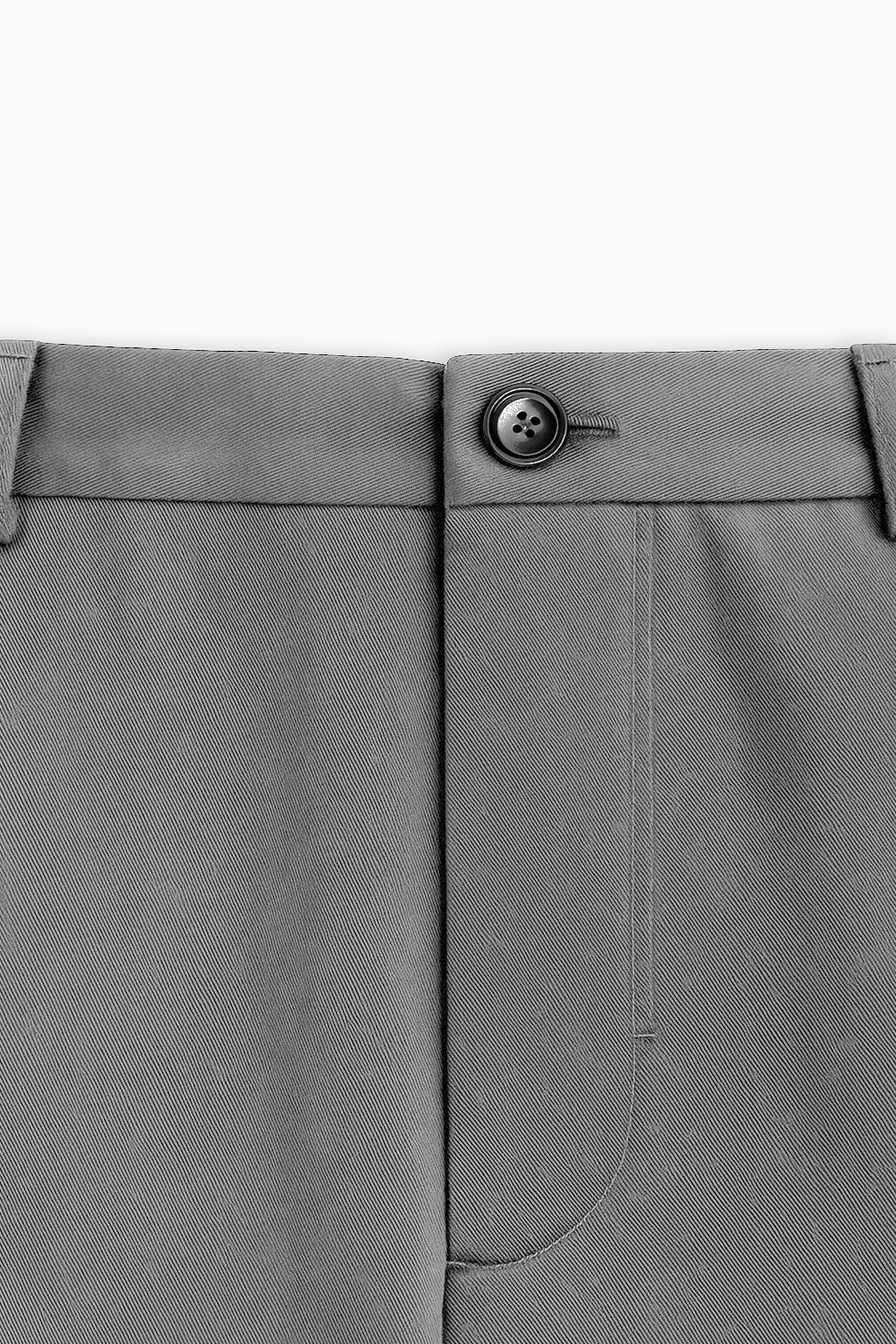 Grey Wide Leg Pleated Pants
