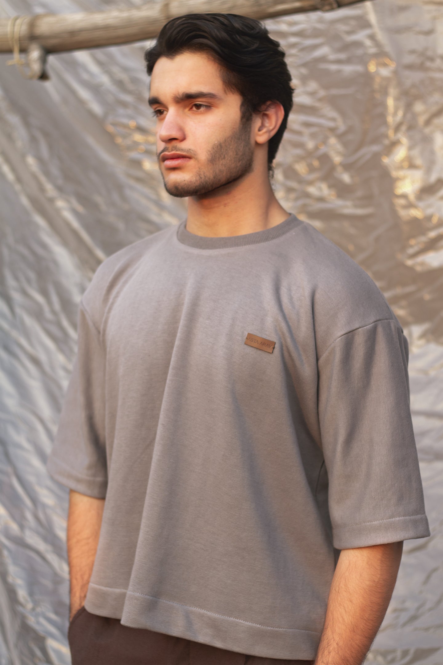 Dark Grey Loose Fit Shirt