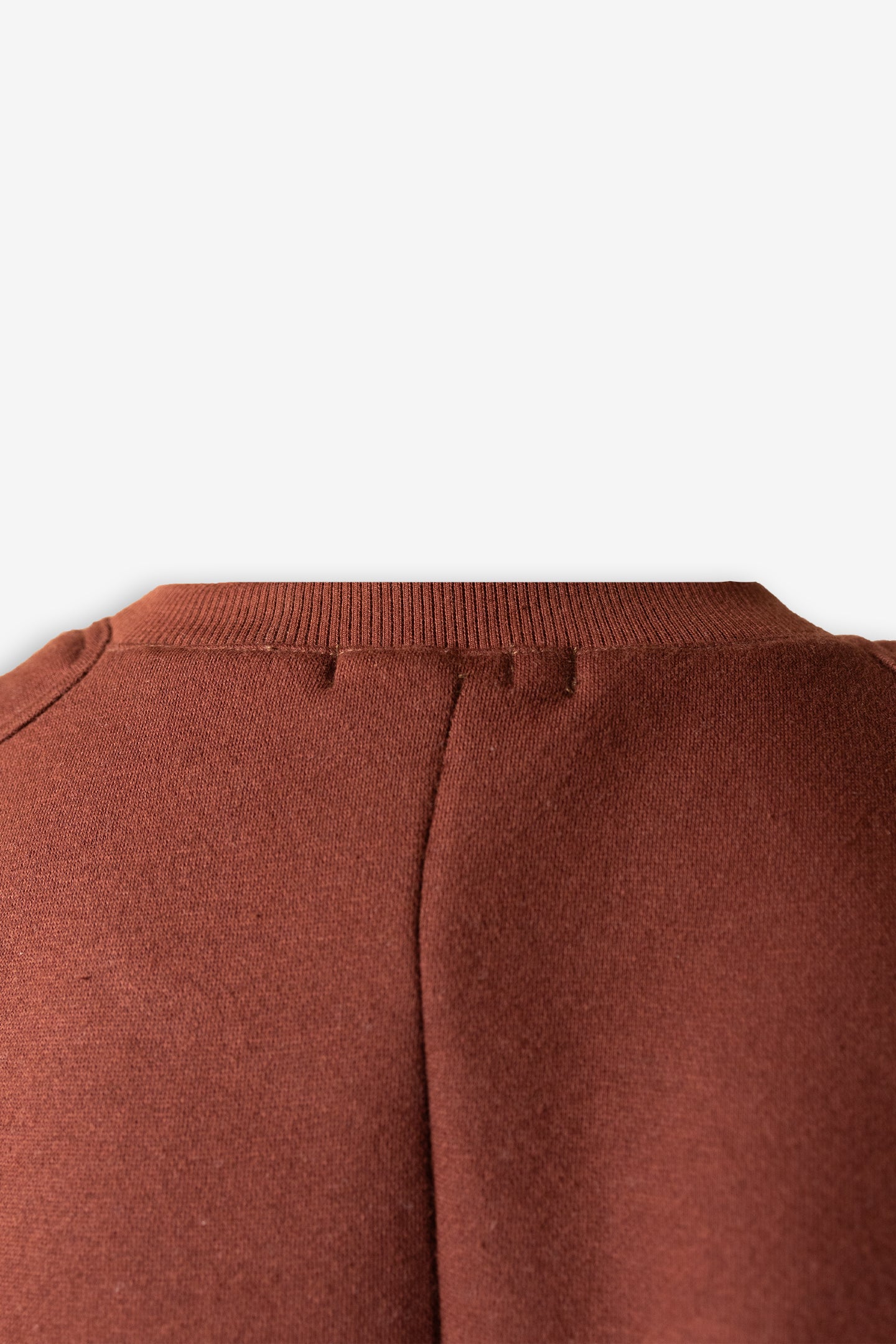 Brown Shoulder Detail Sweatshirt