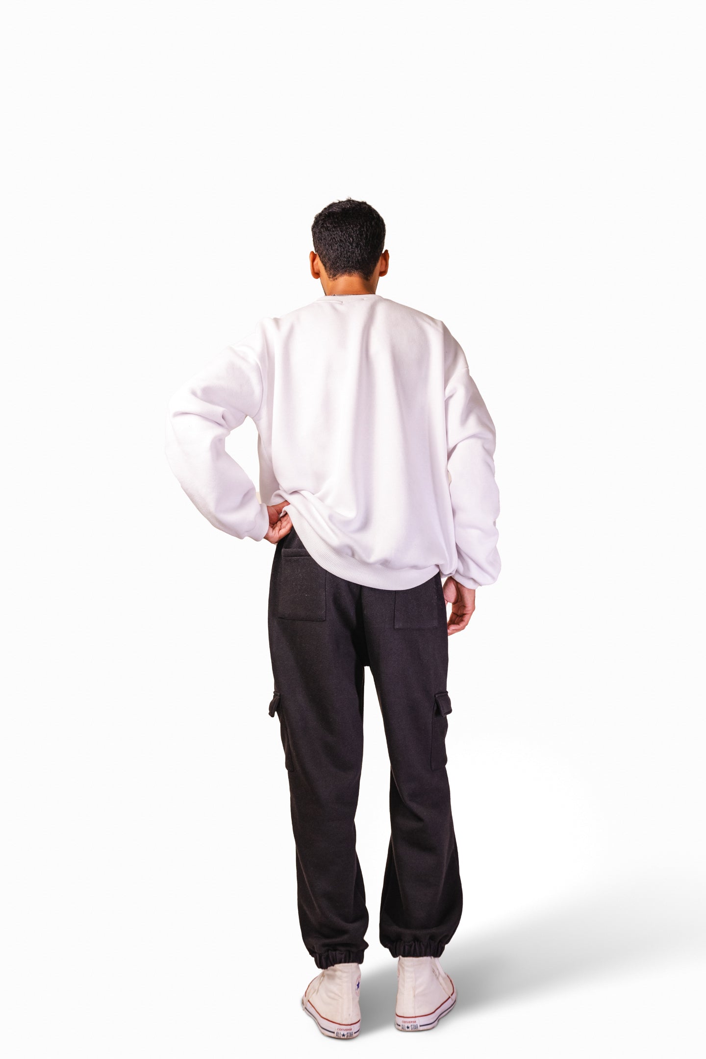 Basic Beyaz Sweatshirt