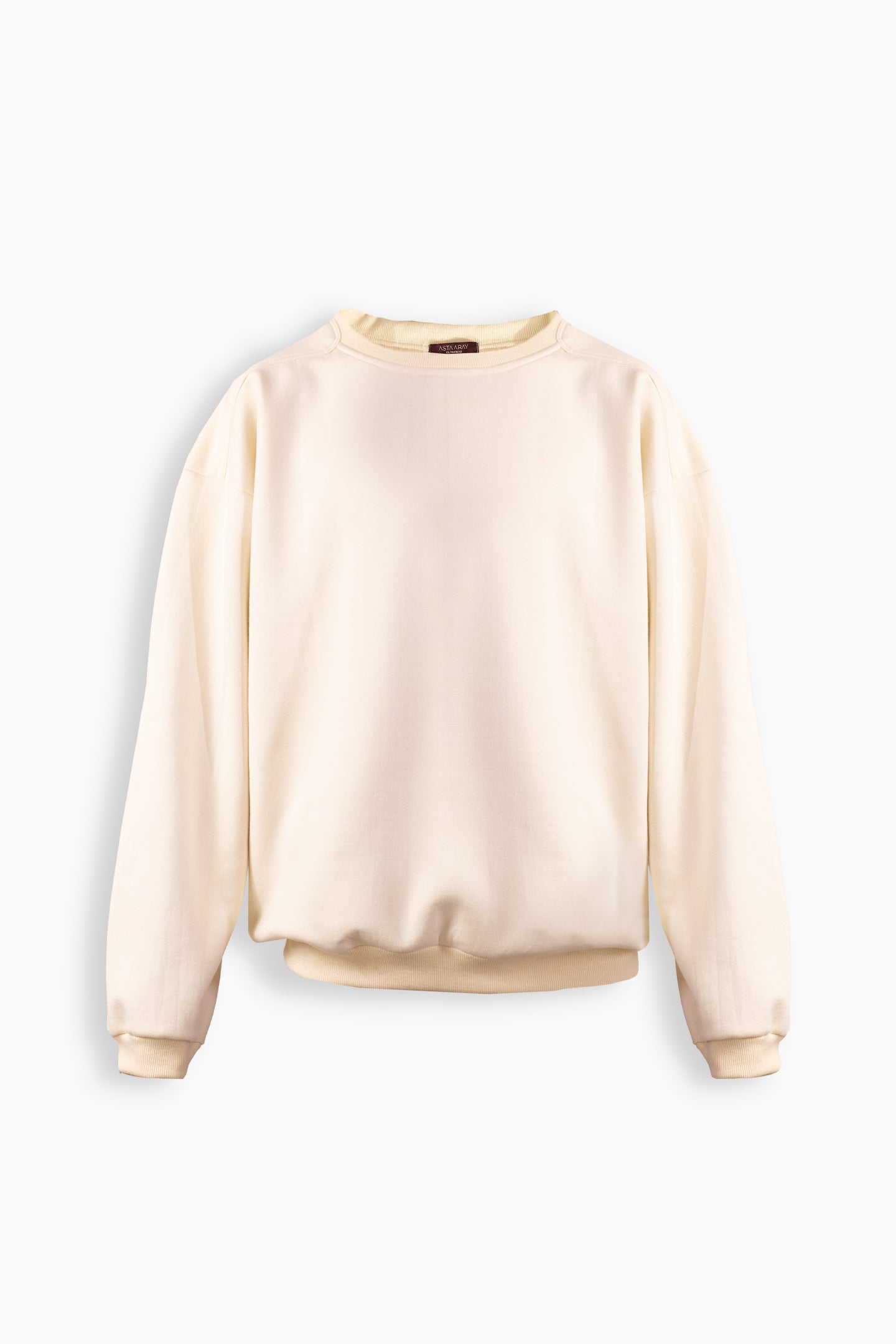 Detailed Beige Sweatshirt
