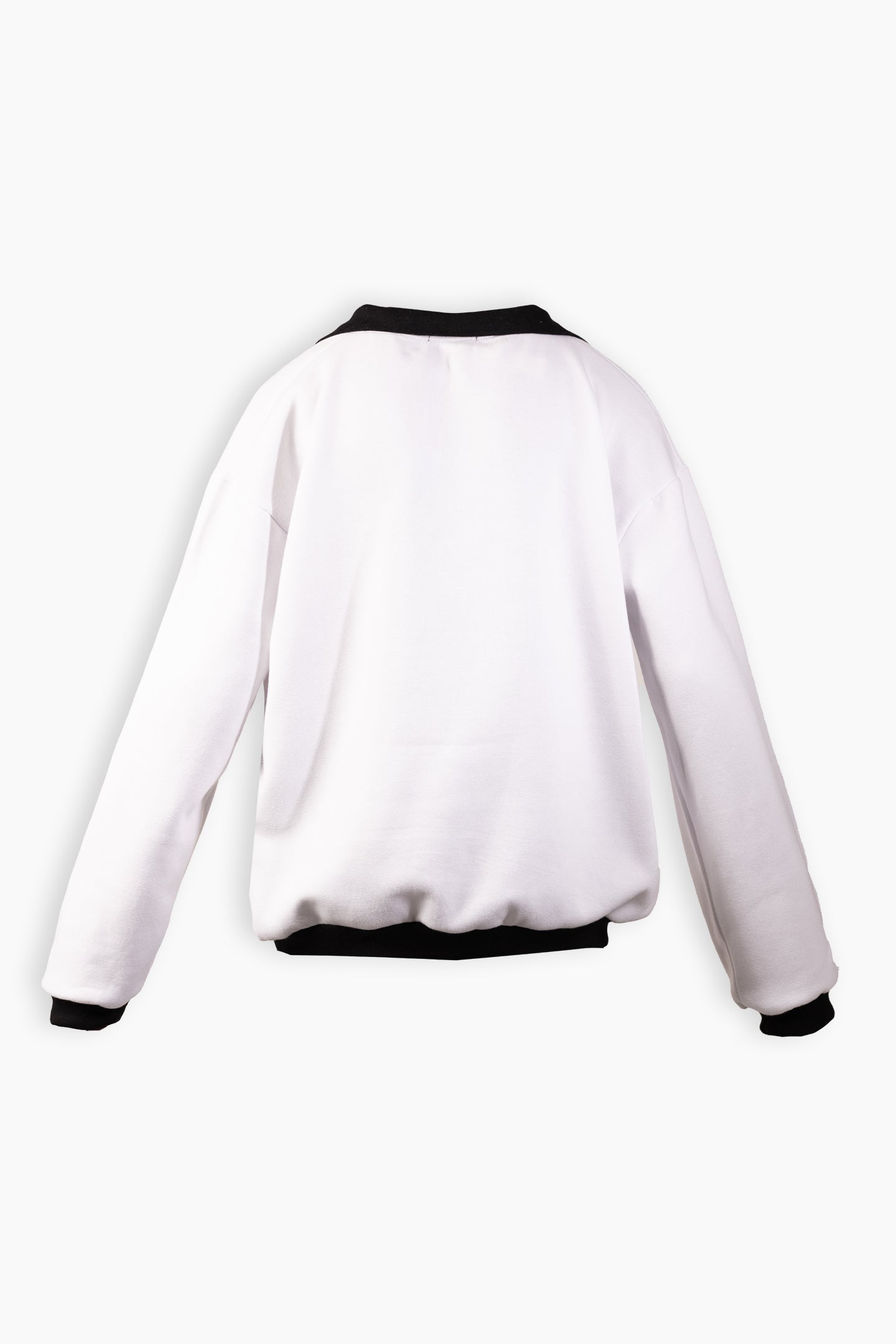 B&W Contrast Sweatshirt