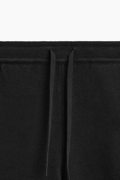 Örgü Jogger Bermuda Şort