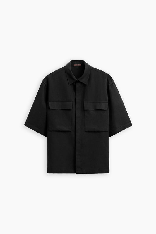 Linen Shirt with Pockets